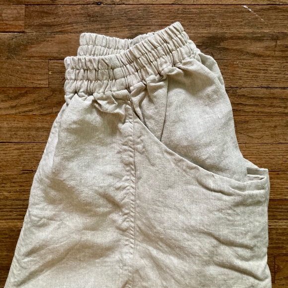 Elizabeth Suzann Clyde Workpants in Flax Midweight Linen, Size 1X - Picture 6 of 16